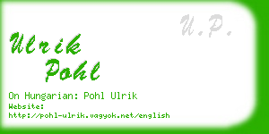 ulrik pohl business card